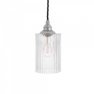 Henley Cylinde Petite Fluted Glass Pendant Light